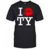 I Lips Red TY Lipstick shirt