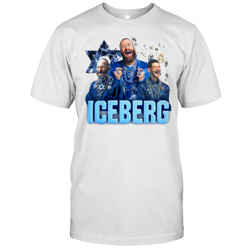 Iceberg Jews gemstone parody graphic shirt