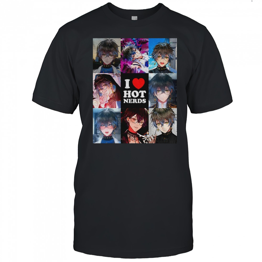 Ike Eveland I love hot nerds graphic shirt