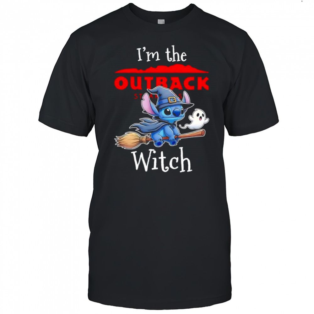I’m the Outback Steakhouse Witch x Stitch Ghost Halloween shirt