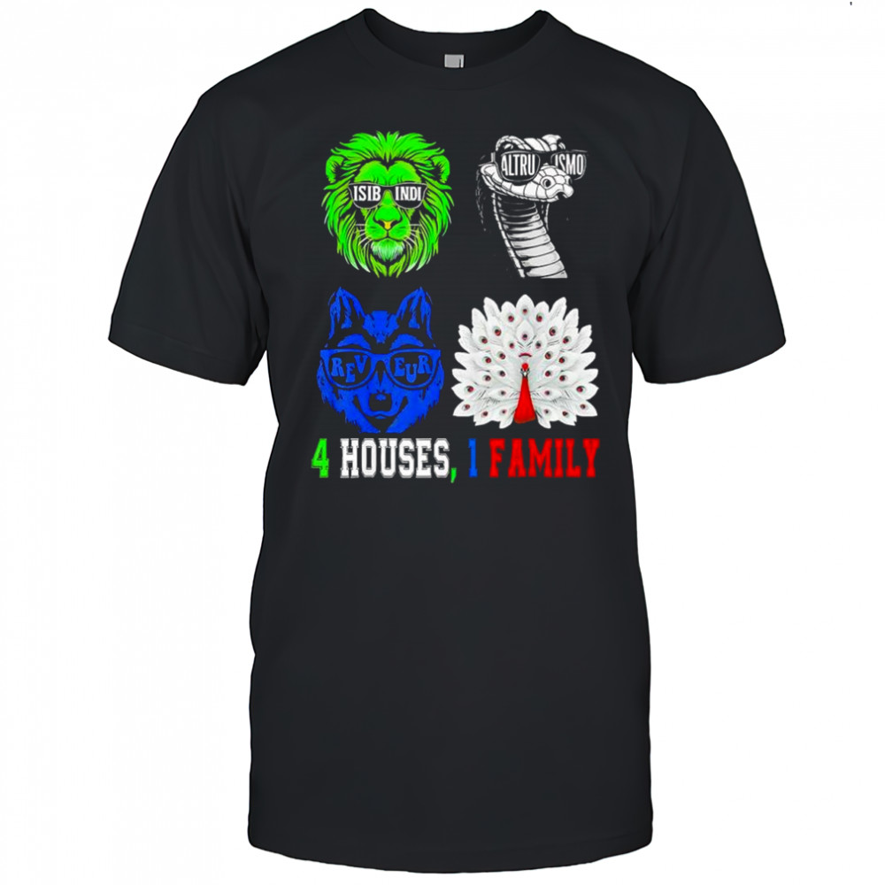 Isibindi altruismo reveur 4 houses 1 family shirt