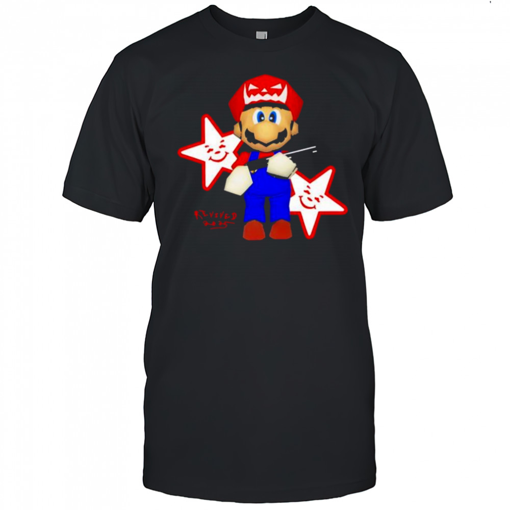 Italian Plumber Revived Asspizza Mario character shirt
