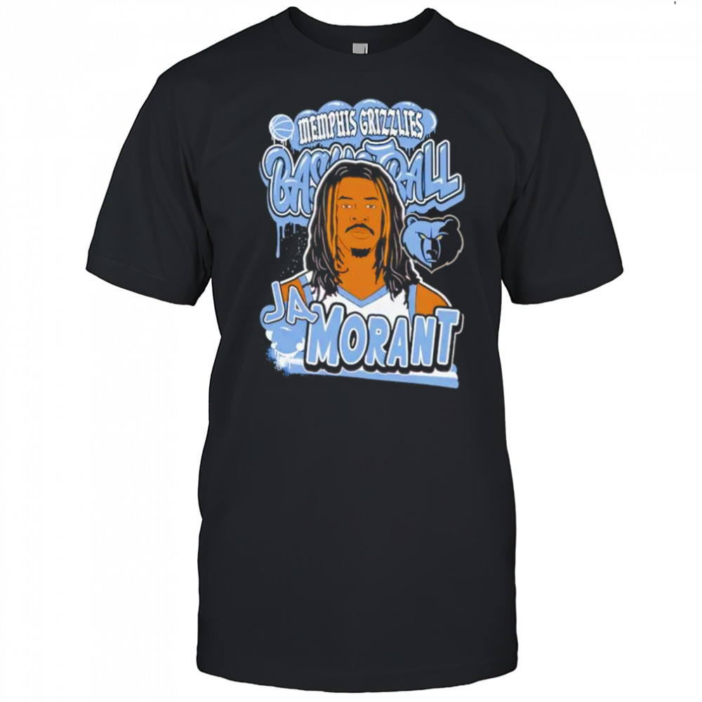 Ja Morant Memphis Grizzlies baseball logo graphic shirt