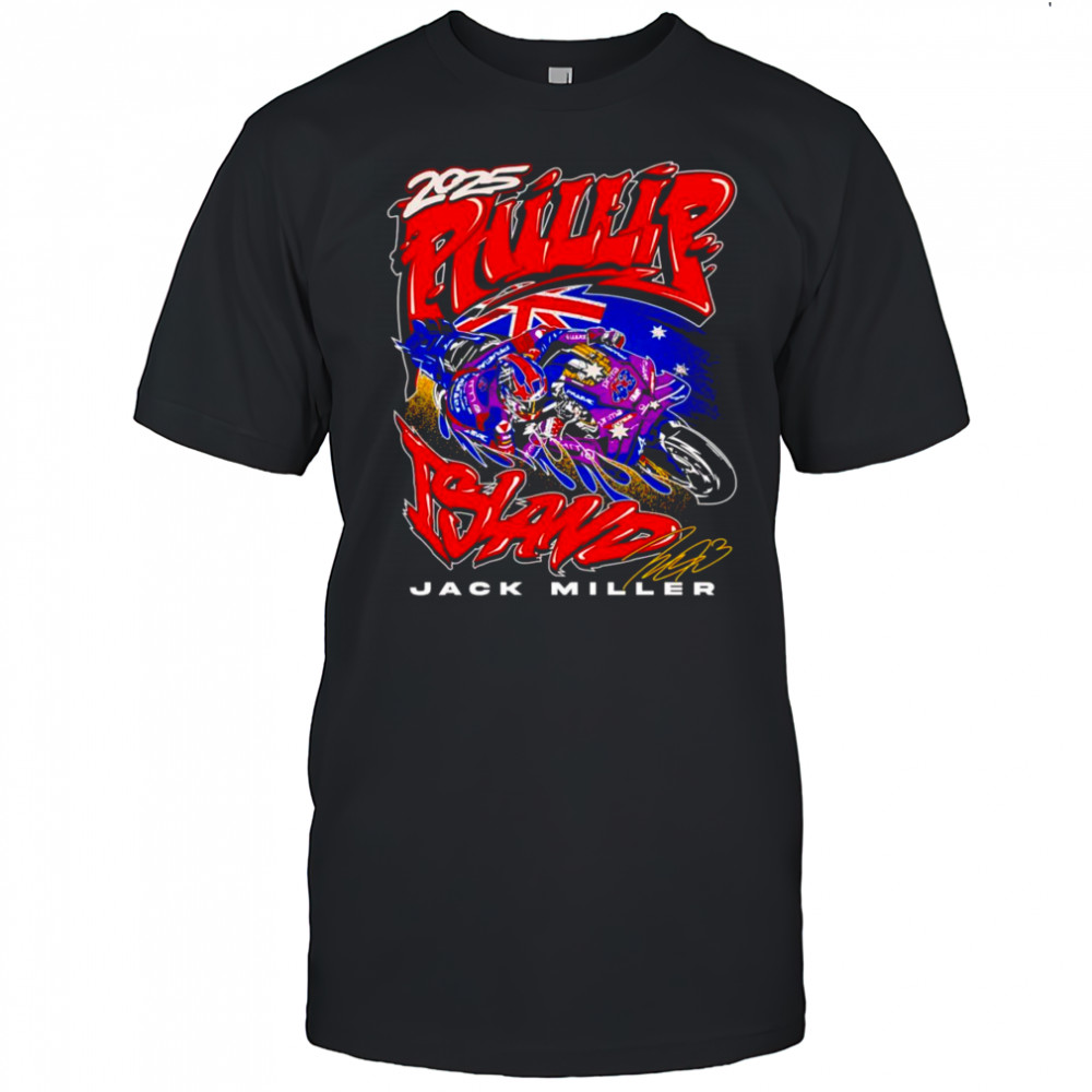 Jack MIller 2025 Phillip Island shirt