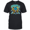 Jacksonville Jaguar Skeleton Riding Jaguar Football Player shirt