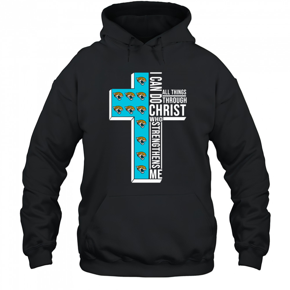 Jacksonville Jaguars I can do all things through christ who strengthens me T-Shirt