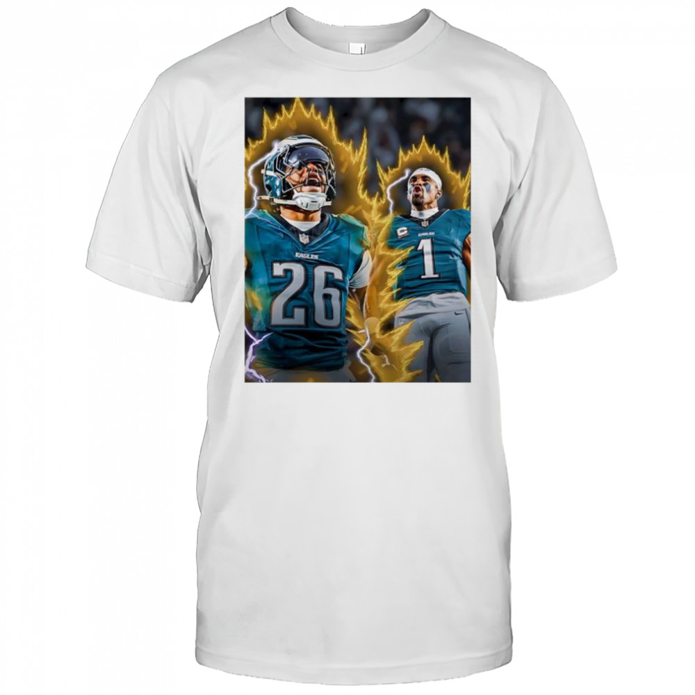 Jalen Hurts and Saquon Barkley Philadelphia Eagles Gamedays shirt