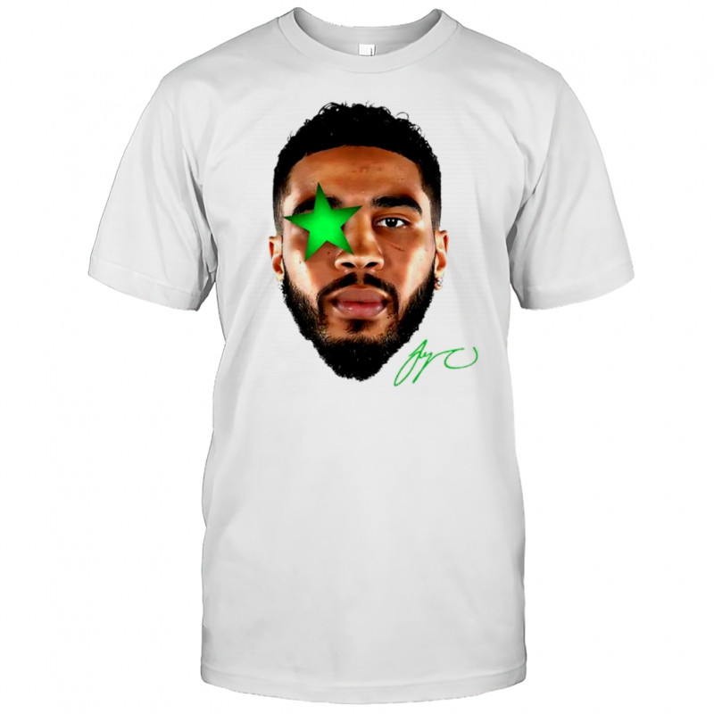Jayson Tatum Boston Celtics star big head signature shirt