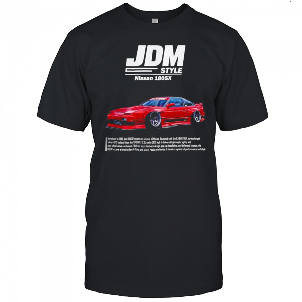 JDM style Nissan 180SX car shirt