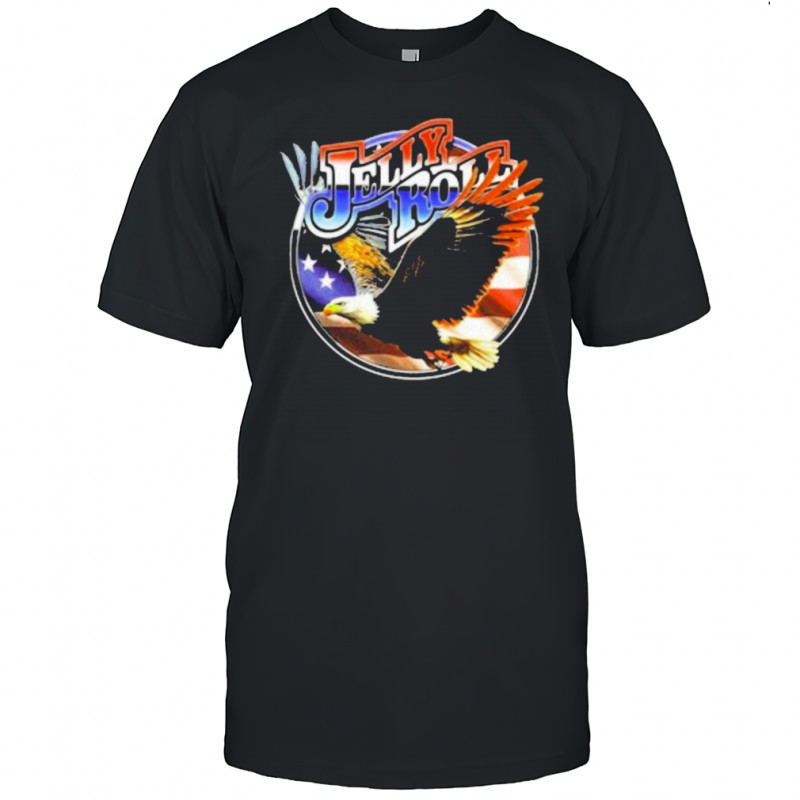 Jelly Roll Eagle American Flag T-Shirt