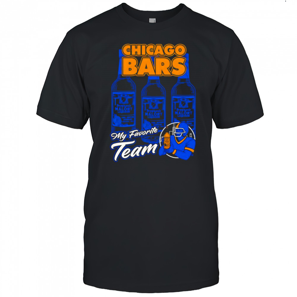 Jeppson’s Malort Chicago Bears NFL Chicago bars my favorite team shirt