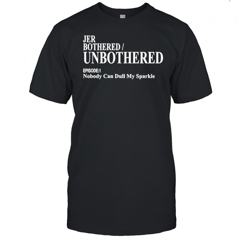 Jer Bothered Unbothered Neon Genesis Evangelion shirt