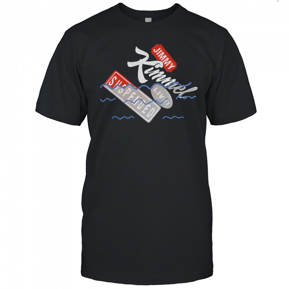 Jimmy Kimmel live suspended I stand with Jimmy Kimmel 2025 shirt