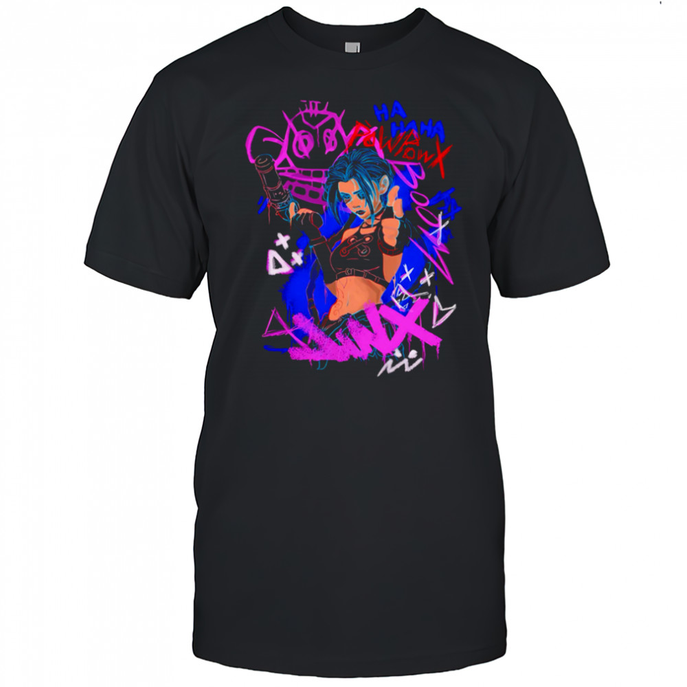 Jinx Ha Ha Ha Wow Jinx Arcane League Of Legends shirt