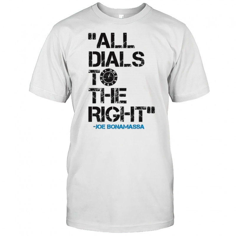 Joe Bonamassa All Dials To The Right Fuzz Face T-shirt