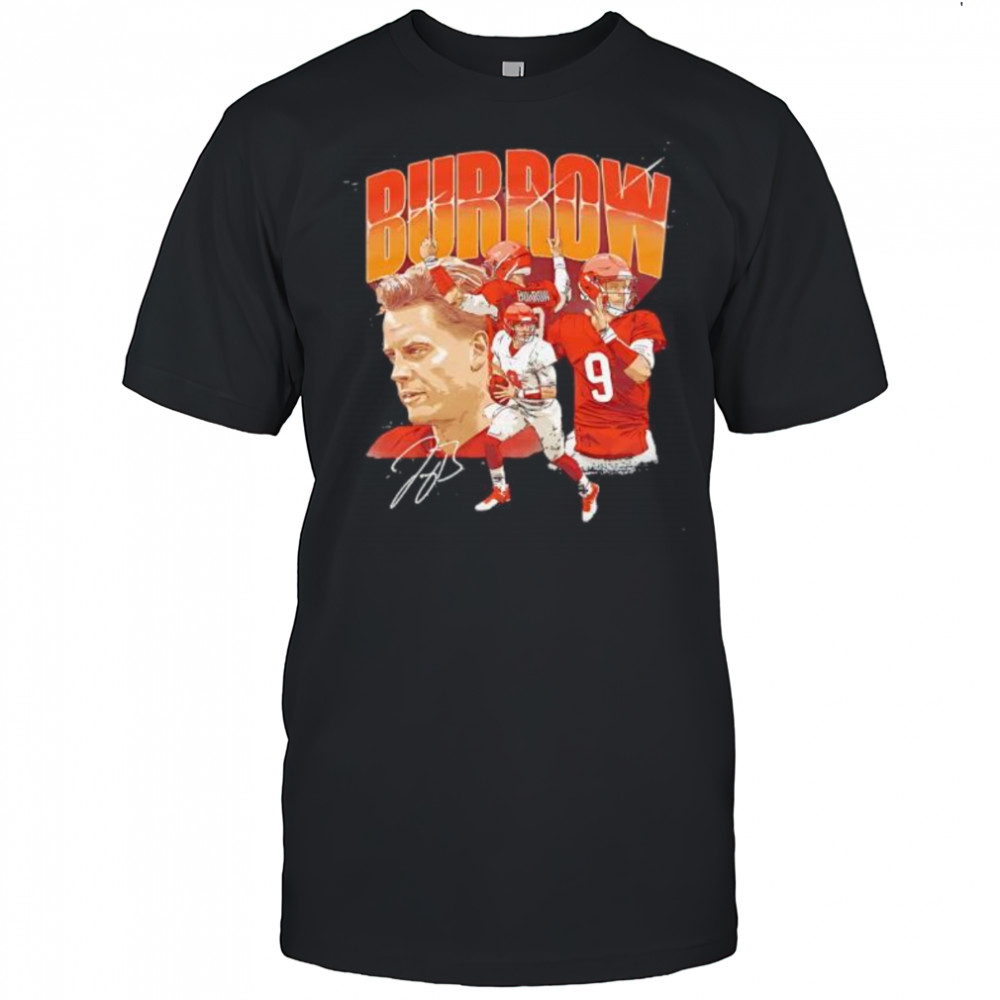 Joe Burrow Cincinnati Collage signature shirt