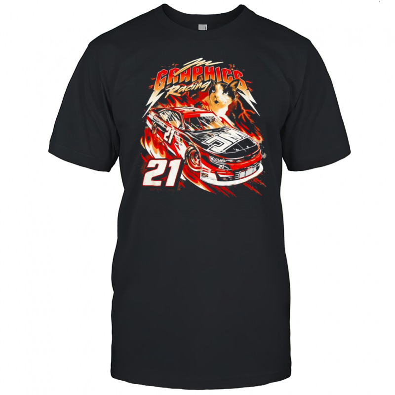 Jon Garrett Racing cat shirt