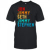 Jon Jimmy Seth Jimmy Stephen Free Speech shirt