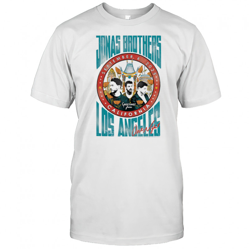 Jonas Brothers California Los Angeles one night shirt