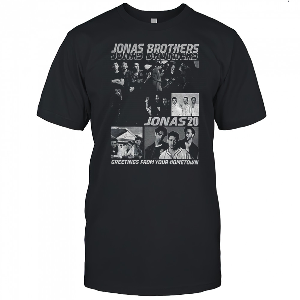 Jonas Brothers Jonas 20 greetings from your hometown concert 2025 shirt