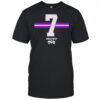 Jordan Dwyer 7 Stripe TCU Football shirt