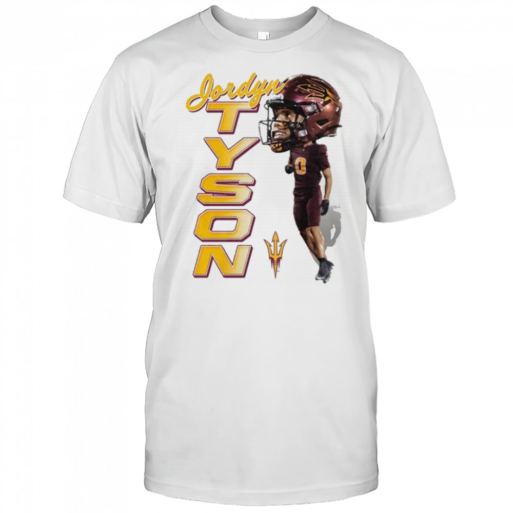 Jordyn Tyson Big Head Arizona State Sun Devils T-Shirt