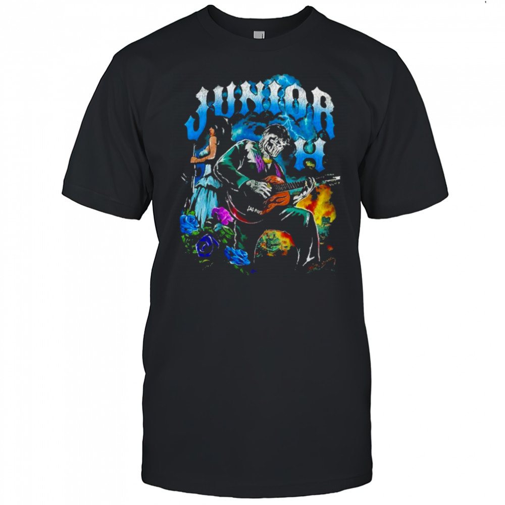 Junior H x Warren Lotas Skeleton Guitar T-shirt