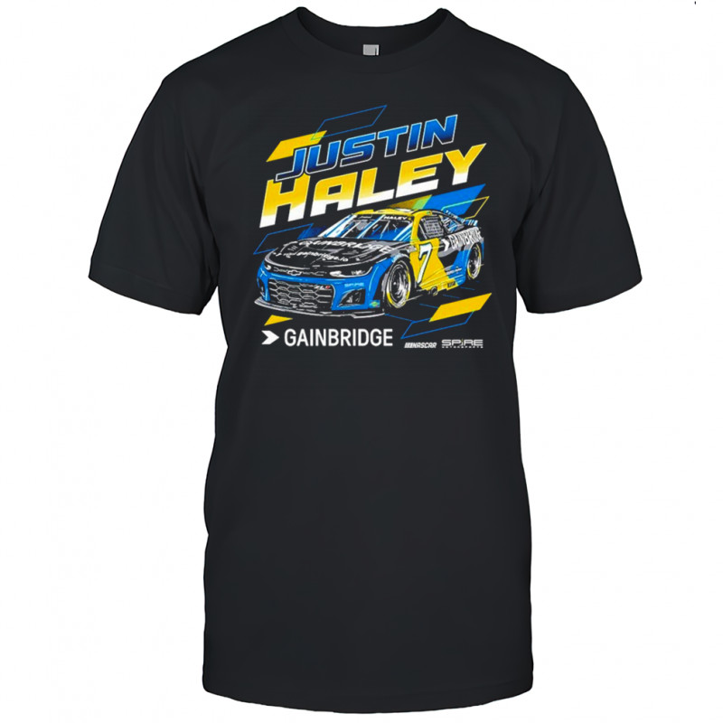 Justin Haley Gainbridge #7 Nascar Spire Motorsports T-shirt