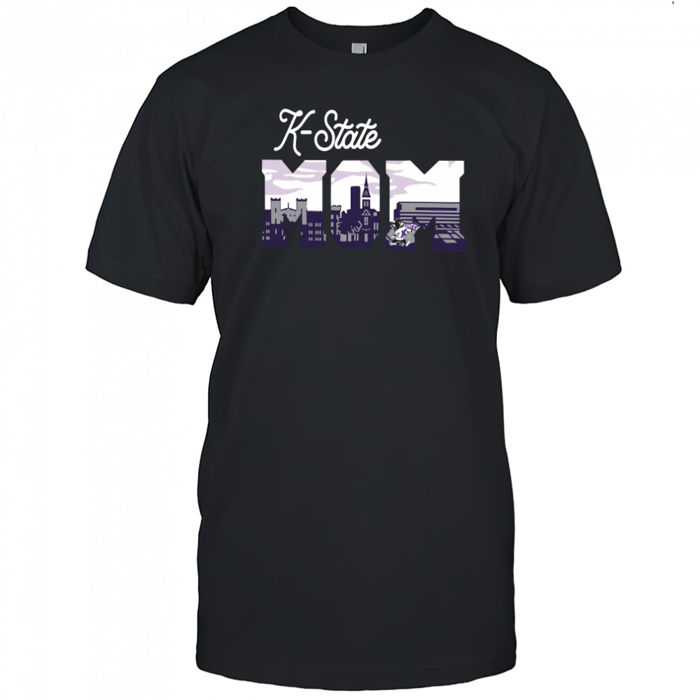 K State Wildcats Womens White Campus Mom Mothers Day Shirt