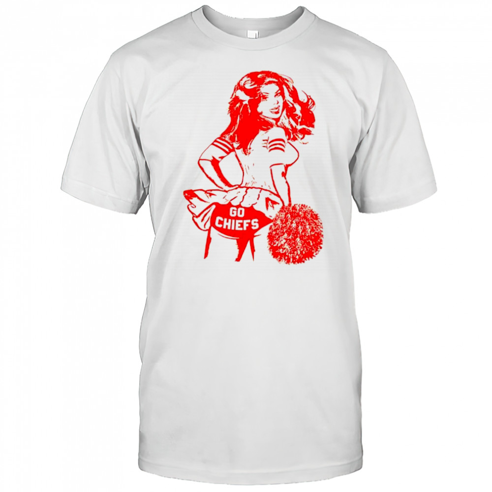 Kansas City Chiefs Cheerleader go Chiefs vintage shirt