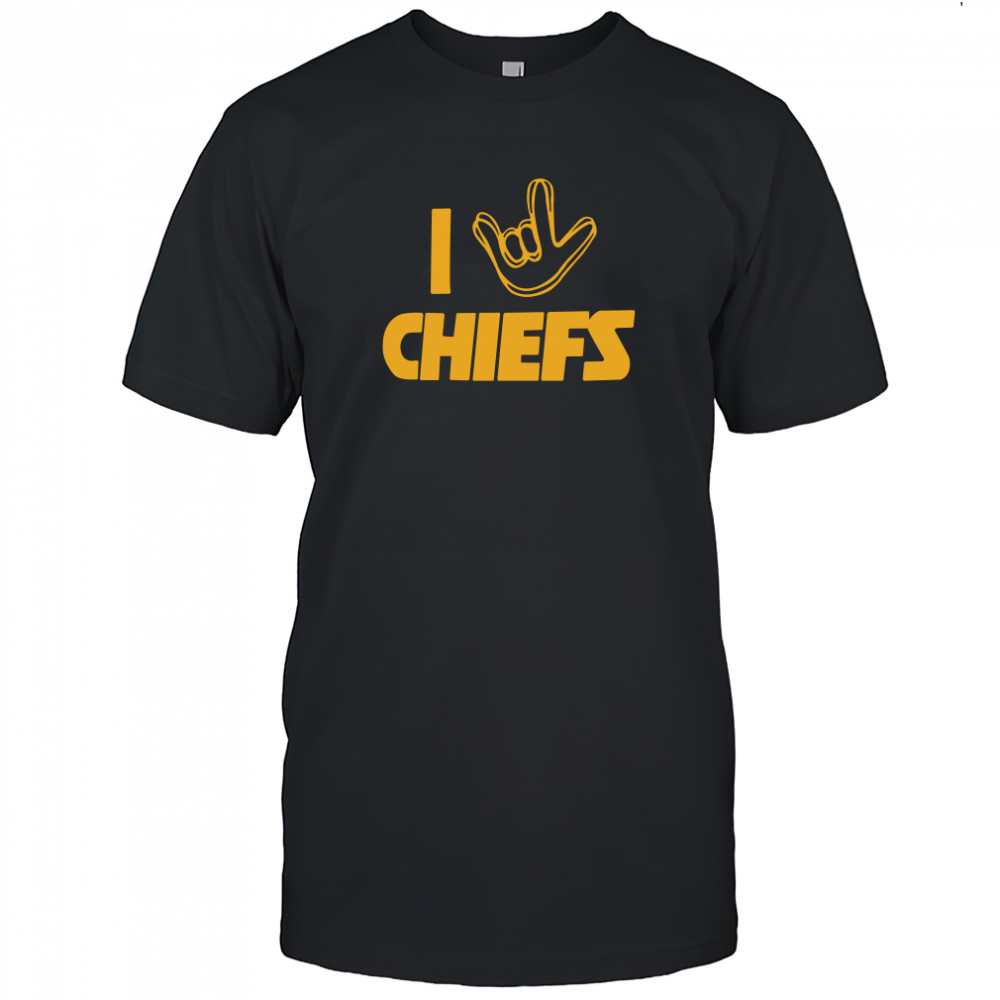 Kansas City Chiefs The NFL ASL Collection By Love Sign TriBlend Shirt