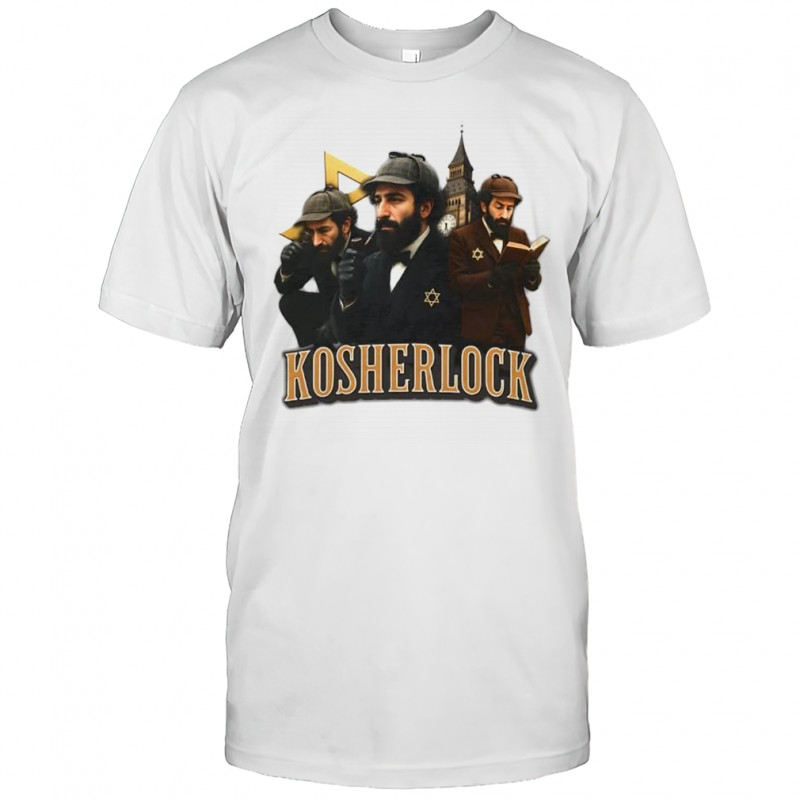 Kosherlock Jews parody graphic shirt
