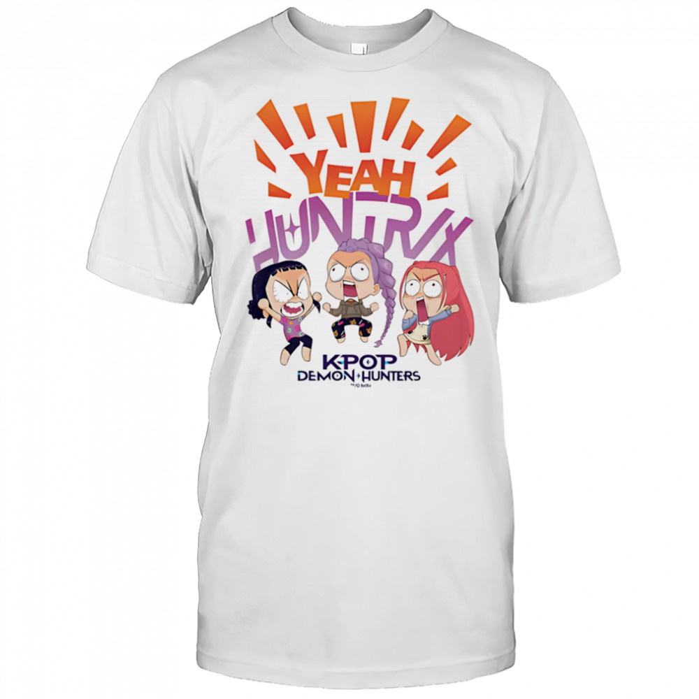 KPop Demon Hunters Yeah cartoon shirt