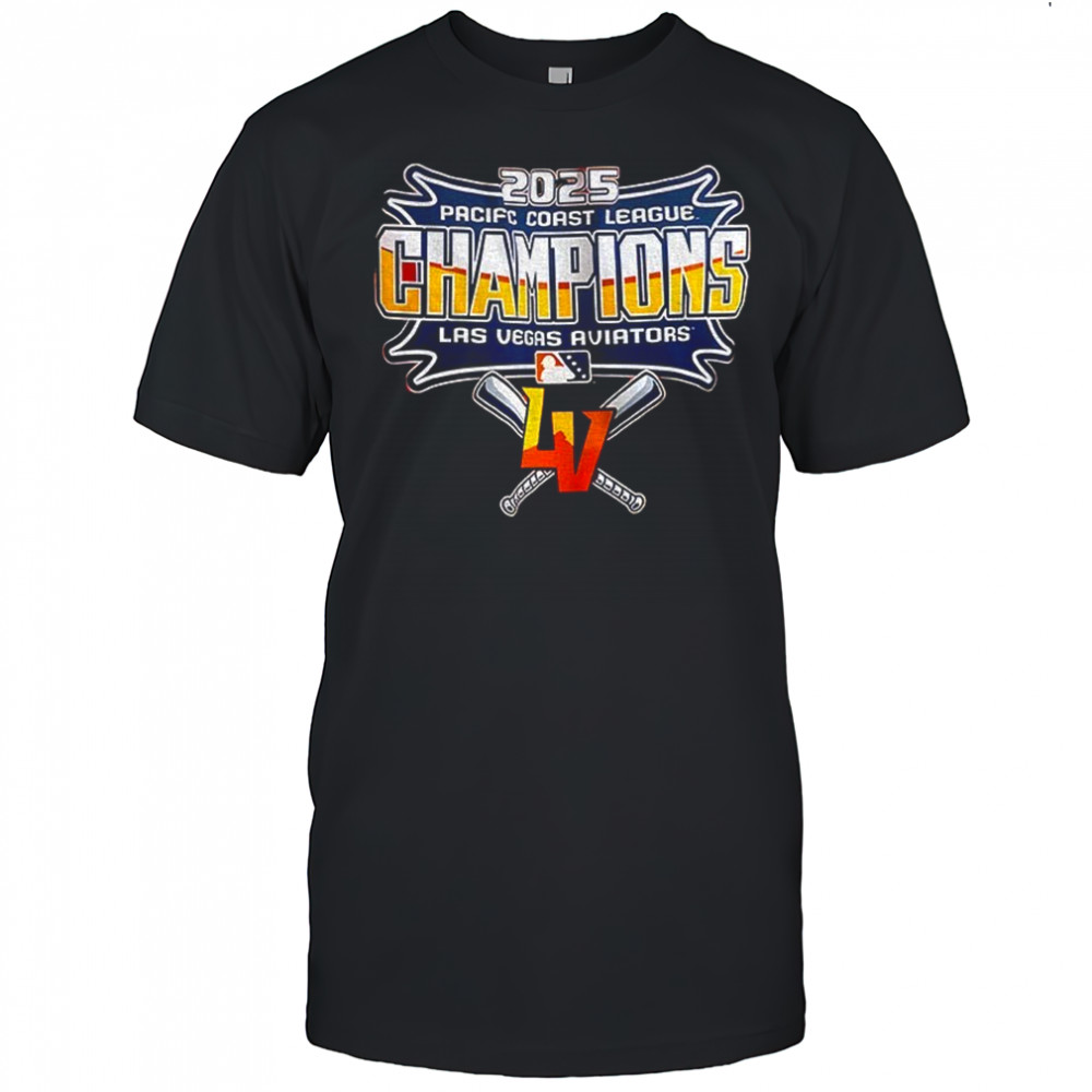 Las Vegas Aviators 2025 Pacific Coast League Champions MLB logo shirt