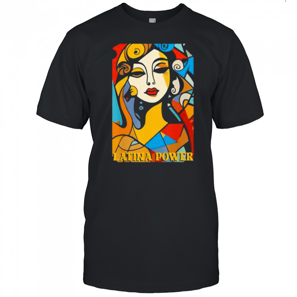 Latina Power Cubism art shirt