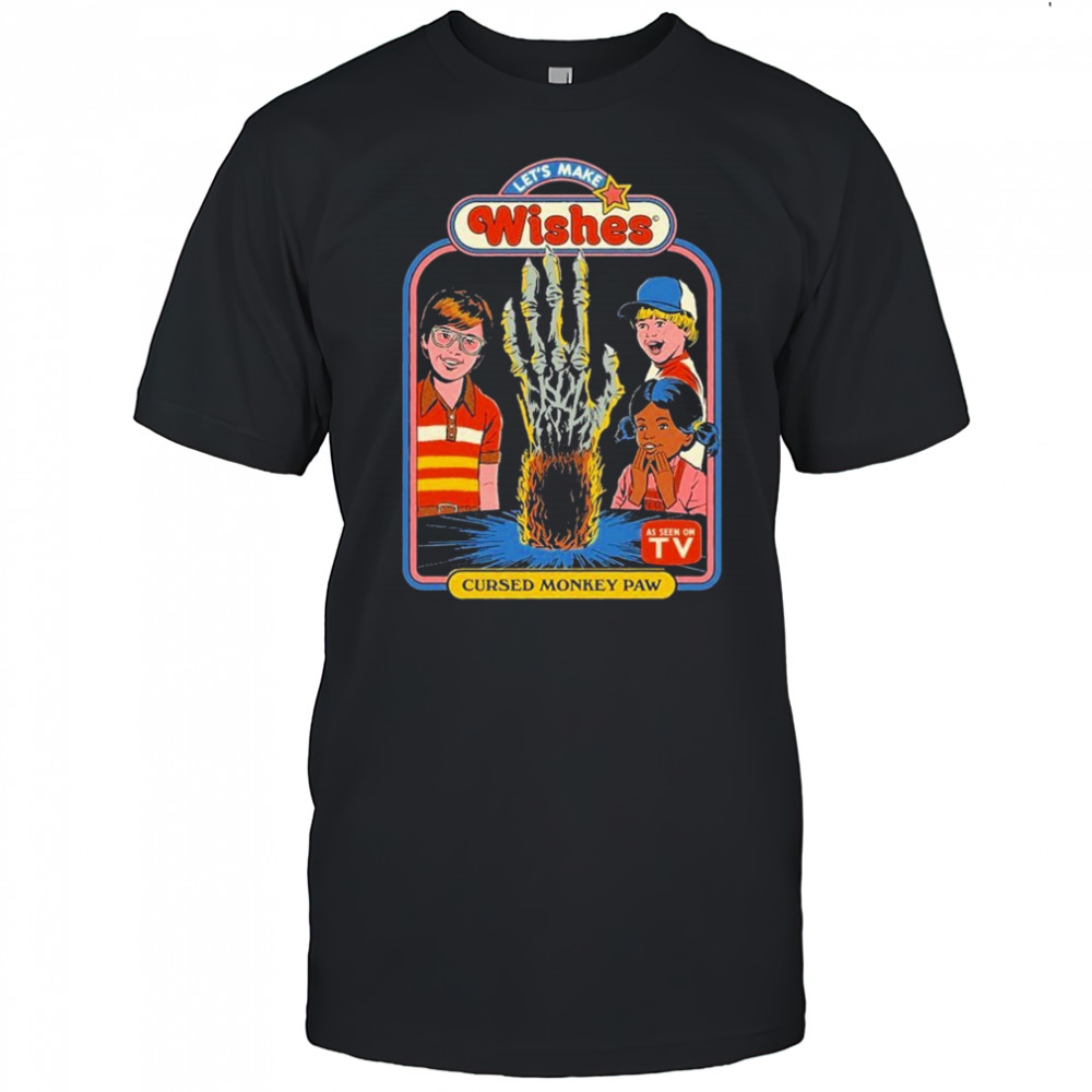 Let’s Make Wishes Cursed Monkey Paw As Seen On Tv Hands T-shirt