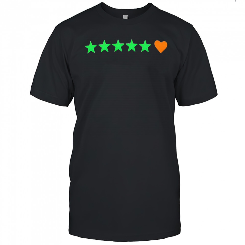 Letterboxd 5 Stars on Letterboxd shirt