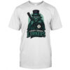Liberty Square Lurkers hatbox ghost holding Baseball bat shirt