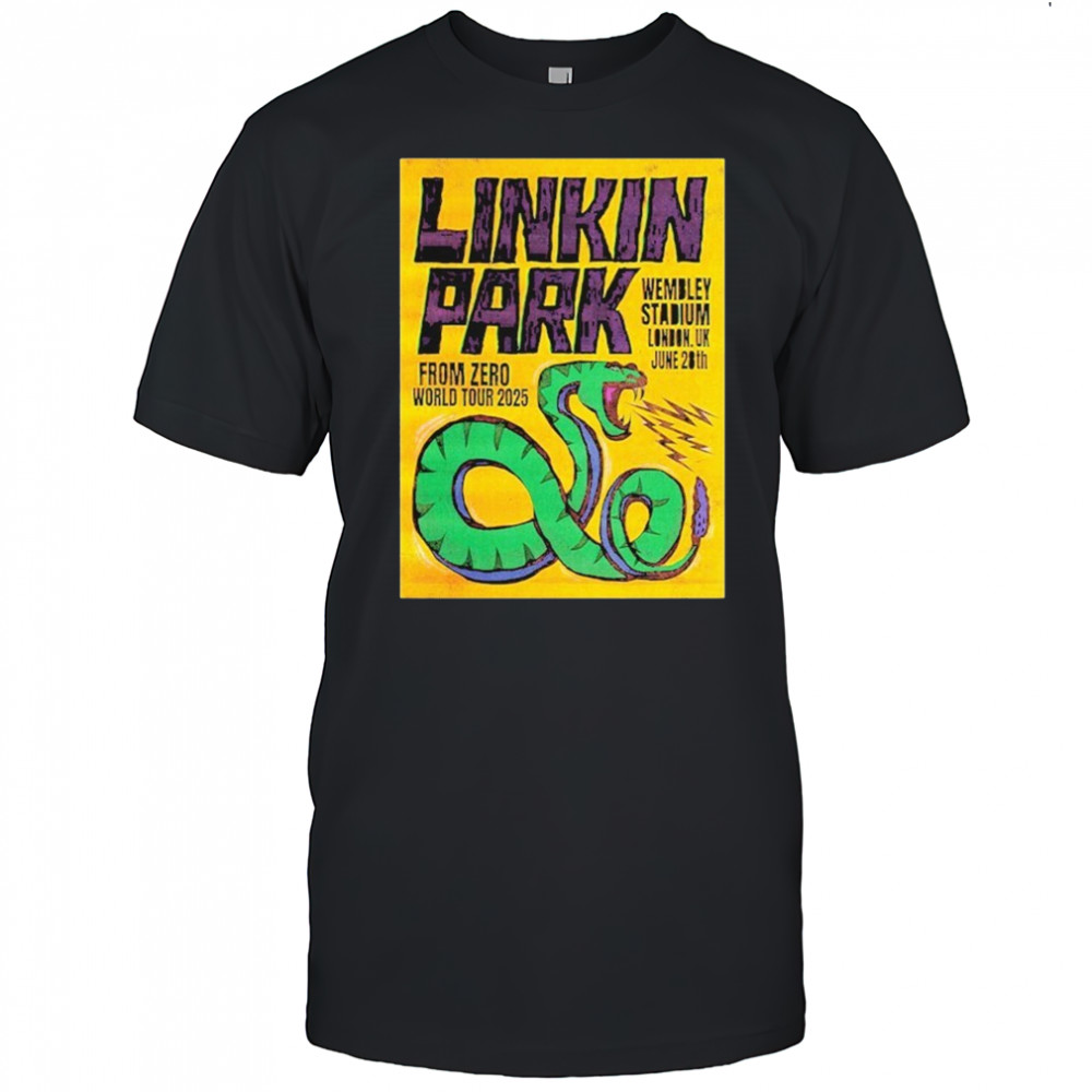 Linkin Park London UK Show By Paul Insect At Wembley Stadium On June 28th From Zero World Tour 2025 T-shirt