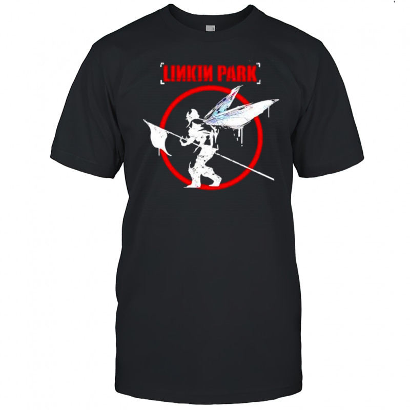 Linkin park soldier with angel wings hybrid theory rock music album shirt