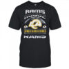 Los Angeles Rams house logo baseball shirt