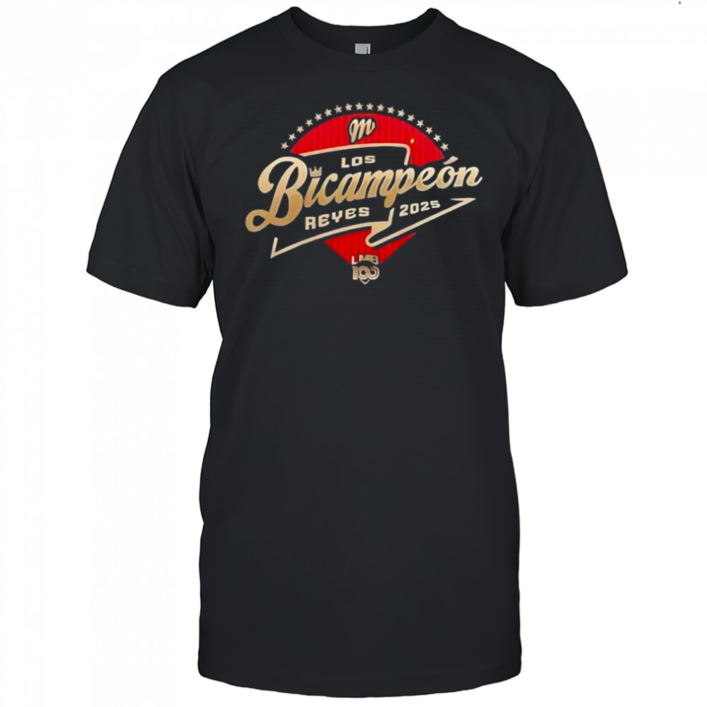 Los Bicampeón Reyes 2025 Diablos Rojos del México baseball logo shirt