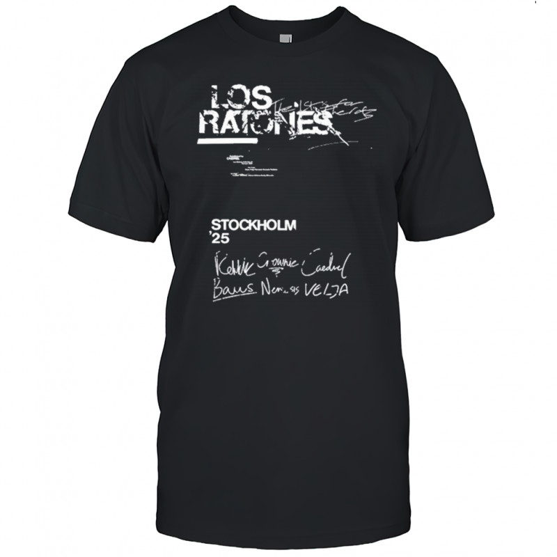 Los Ratones LOL Stockholm 2025 Signatures T-Shirt