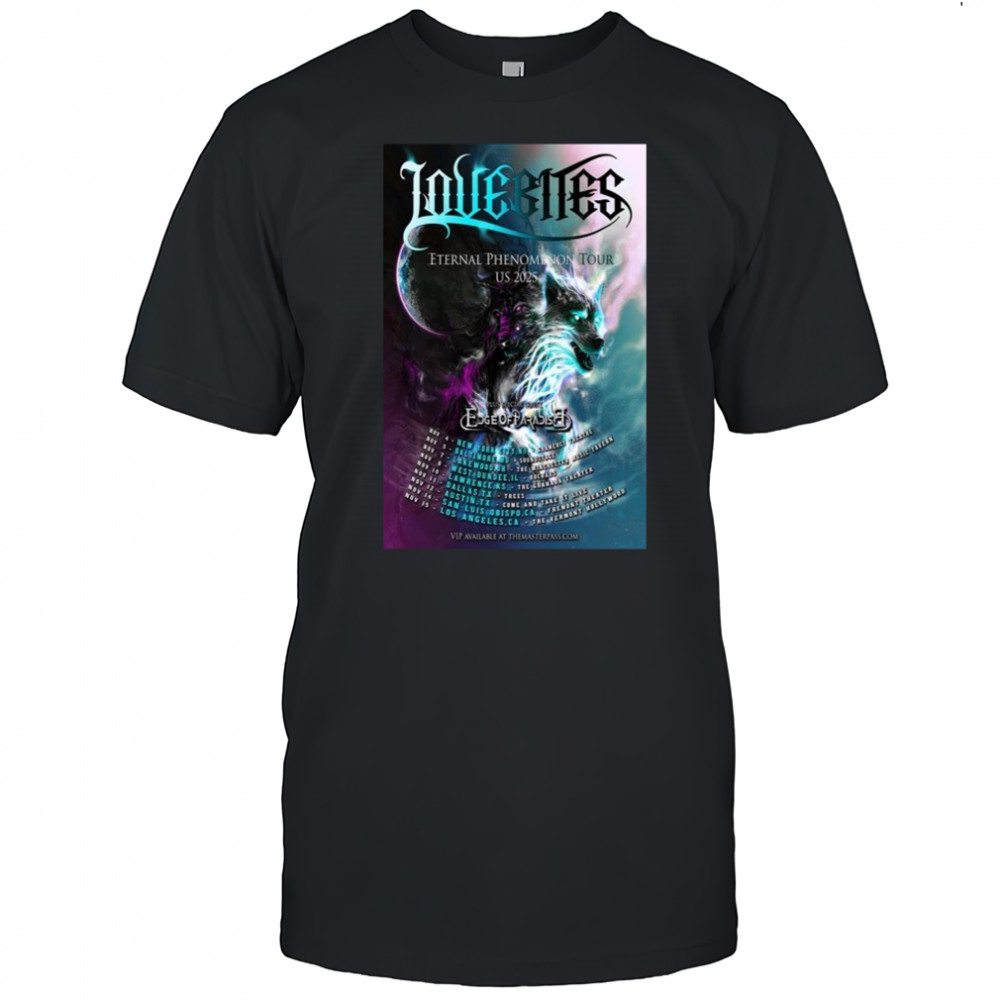 Lovebites Eternal Phenomenon Tour US 2025 Dates T-Shirt