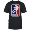 Major League Chicken Kicker MLB parody logo shirt