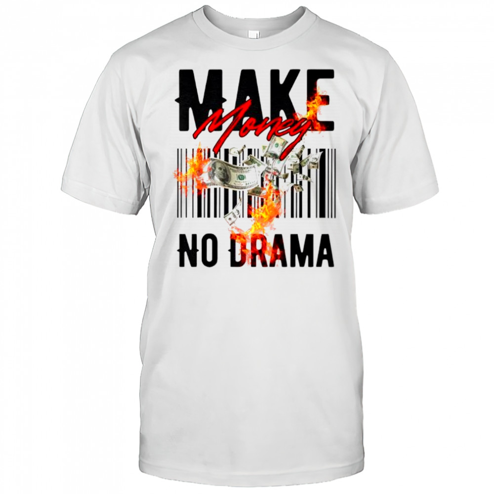 Make Money No Drama QRcode shirt
