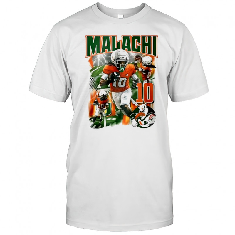 Malachi Miami Hurricanes graphic shirt