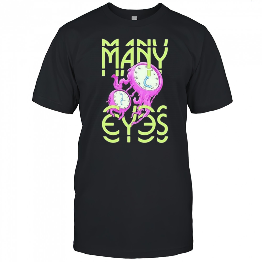 Many Eyes Clocks T-shirt