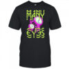 Many Eyes Purple Clocks shirt
