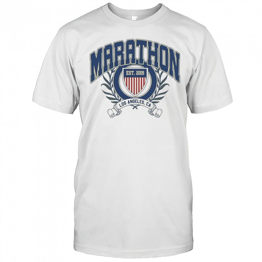 Marathon Seal Los Angeles CA Est 2009 T-shirt